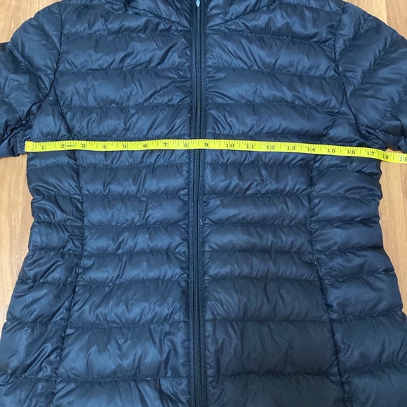 ❤️ Uniqlo Long Puffer Ultra Light Down Black Jacket Size Extra Small XS - Picture 7 of 13